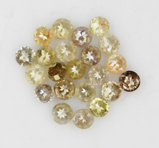 1.34 CT Natürlich Loser Diamant Salz Und Pfeffer Kostüm Mix Farbe Rund Rose Cut