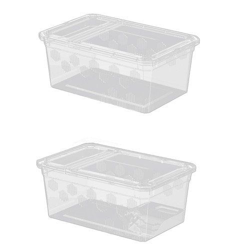 Transparenter terrarium - transparenter,