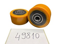2 Stück org. Jungheinrich Hubwagen Lastrollen Laufrollen Rollen Ø100x50mm 49810