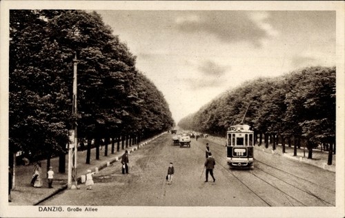 Gdańsk danzig große - ak,