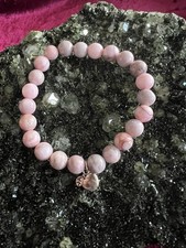 pinkes Andenopal - Armband aus