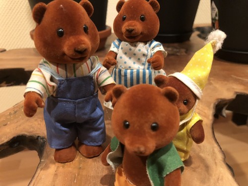 Bärenfamilie igel puppen - +,