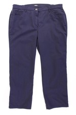 Walbusch Hose gefüttert für Damen Gr. Kurzgröße 22, XL, 22 blau aus Polyester