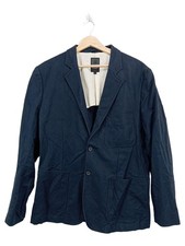 G-Star RAW Herren Leinen Blazer Sakko Blau Gr. 56 3XL Business
