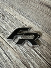 SEAT FR Emblem schwarz mit
