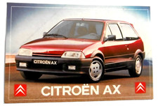 Werbe-Aufkleber Citroen AX