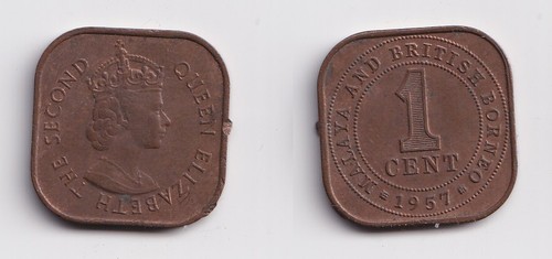 Cents bronze münze malaya - cents,