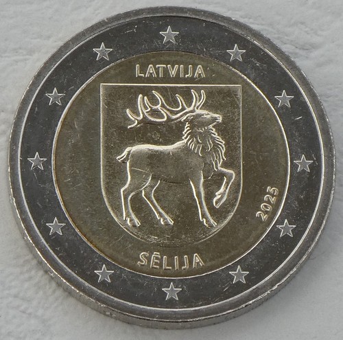 Euro gedenkmünze lettland - euro,