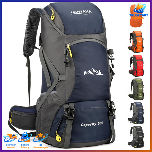 Wanderrucksack 50l wasserdicht - 50l,