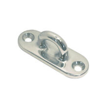 Decksplatte, oval aus Edelstahl A4 AISI 316