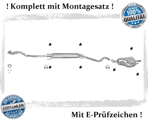 Auspuffanlage opel astra cc - auspuffanlage,