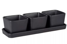 Dipschalen Tablett 4tlg Set