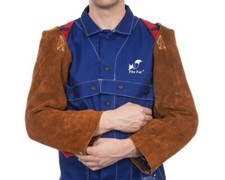 Weldas Schweißerärmel Armstulpe 44-7023 Ärmelschoner Spaltleder Schweißerschutz!