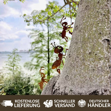 3x Rostige Ameisen Deko