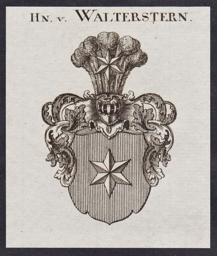 Walterstern wappen coat - coat, of