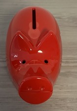Spardose schwein rot - schwein,