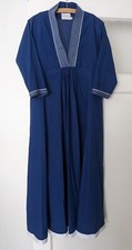 Zen Ethic Damenkleid Blau Lang Kleid Gr. M 38