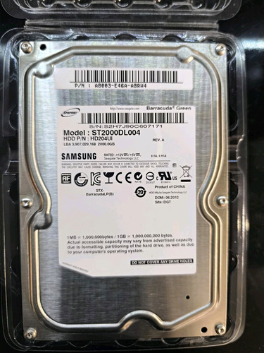 Samsung 2tb hdd st2000dl004 - samsung,