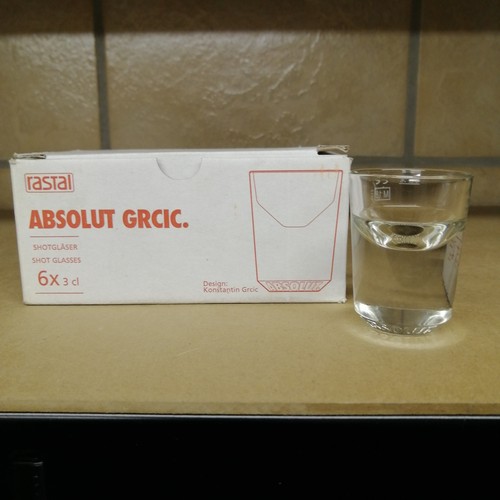 Absolut stamper glas vodka - stamper,