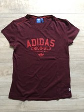 Bordeaux rotes Damen T-Shirt