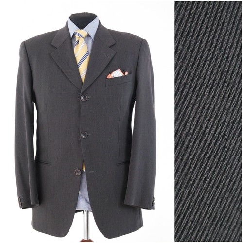 Dunkelgrauer herrenblazer 42r - dunkelgrauer,