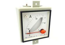 Dreheiseninstrument Amperemeter Strommesser Messinstrument 96x96mm 0...100A 5A