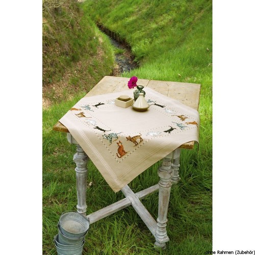 Vervaco tischdecke stickset - vervaco,