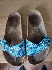 Birkenstock Birkis MADRID Blumenmuster Größe 5 / 38 schmale Passform