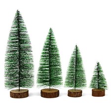 4 Tannenbäume Tisch Deko