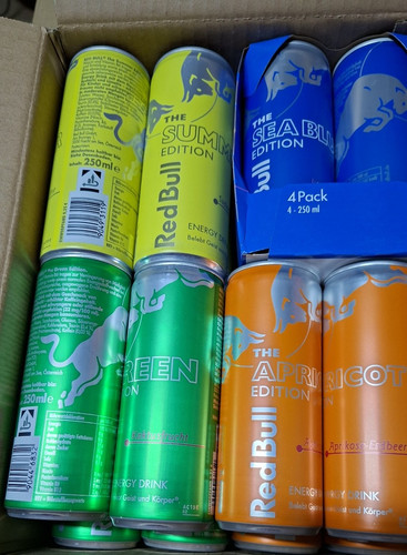 Red bull energy drink - bull,
