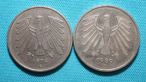 Münzen deutsche mark - 5,