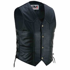 Herren Lederweste Vintage