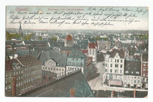 Chemnitz panorama vom - panorama,