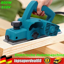 Elektrohobel Hobelmaschine Elektrisch Hobelbreite Handhobel 220V 800W DE
