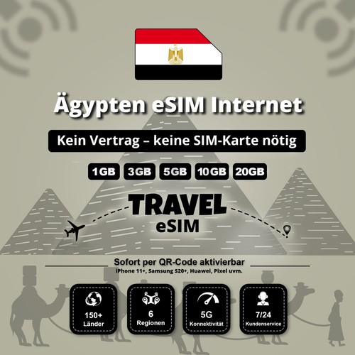 ägypten travel esim - Ägypten,