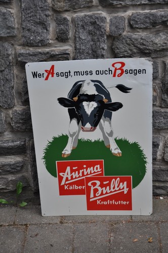 Altes blechschild 60er - blechschild, j