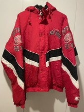 Vintage Detroit Red Wings NHL Jacke | Starter | Original 90s | XL