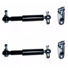 2x PREMIUM Stoßdämpfer + Halter 3500kg 100 km/h f. ALKO Anhänger Achse Wohnwagen