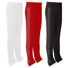 Eislaufhose für Mädchen Skating Eislaufen Hosen Eiskunstlauf Leggings für Kinder