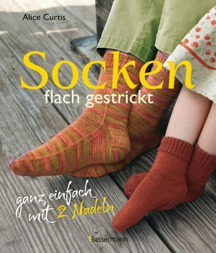 Socken flach gestrickt - , ganz