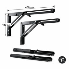 2xKlappkonsole Schwarz 150kg |