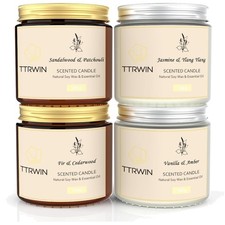 Sojawachs Duftkerzen im Glas