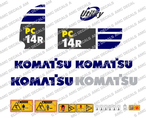 Komatsu pc14r bagger aufkleber - komatsu,