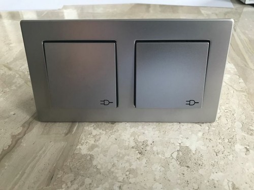 Gira edelstahl doppel - e2,