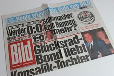 BILDzeitung 14.09.1994 September 14.9.1994 Geschenk 26. 27. 28. 29. Geburtstag