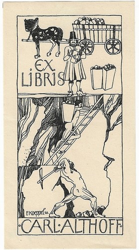 Koeppel exlibris für carl - exlibris,