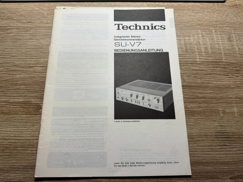 Technics bedienungsanleitung - technics,