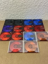 14x Sony Color Collection 80 Minuten Minidisc / ohne Hülle - Bespielt Gebraucht
