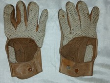 Original 60 er und 70 er Damen  Autohandschuhe echt Leder