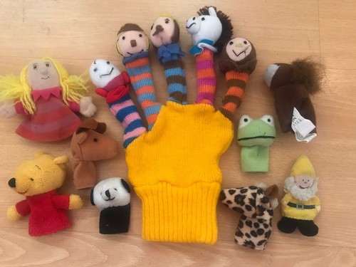 Dakin gestrickte handpuppe - dakin,